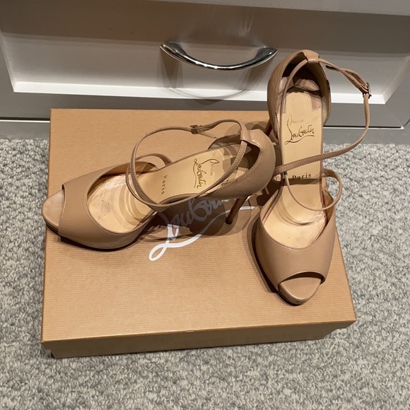 Designer shoes. Size 38. Nude. 120mm heel. - Picture 4 of 8